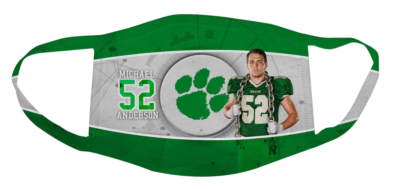 BLITZ - Face Mask Template Set (DDLAB) 3 Sizes-Photoshop Template - PSMGraphix
