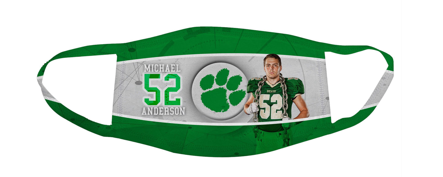 BLITZ - Face Mask Template Set (DDLAB) 3 Sizes-Photoshop Template - PSMGraphix
