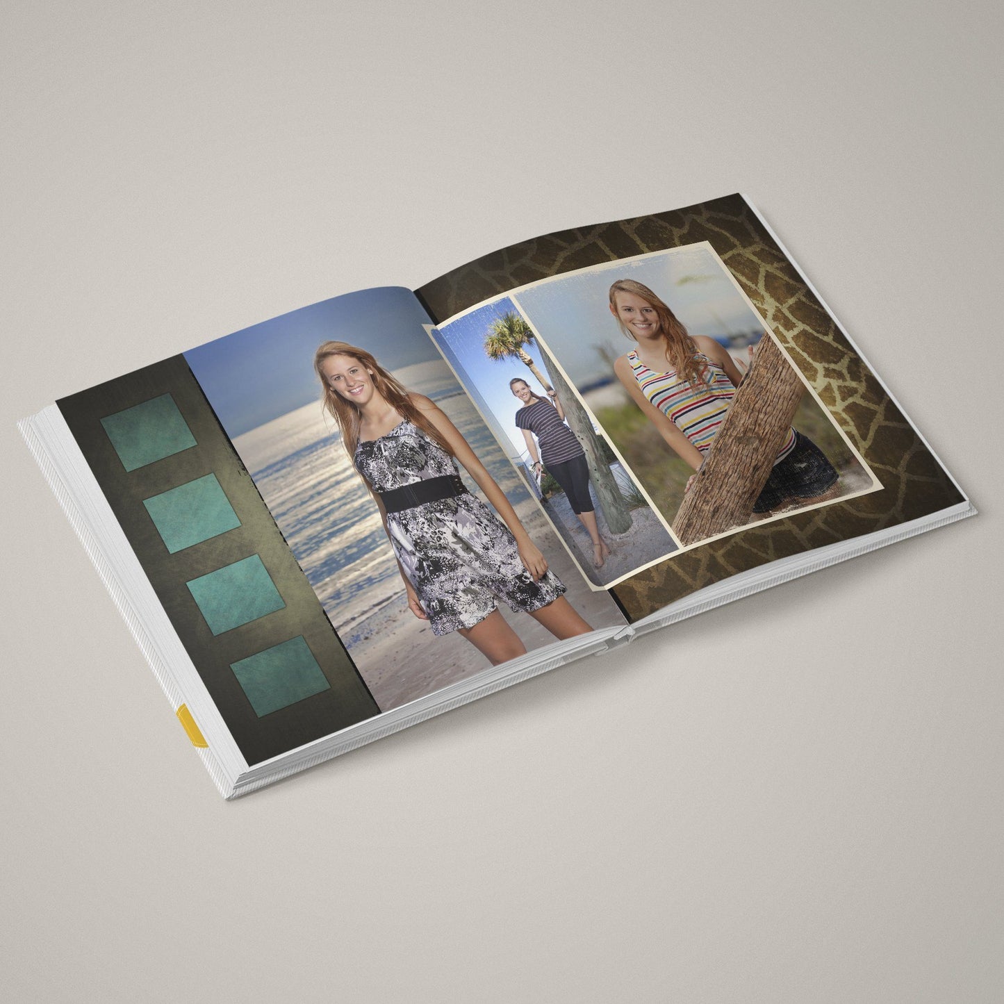 Rockstar - Bold Animal Print - 12x24 - Album Spreads-Photoshop Template - Graphic Authority