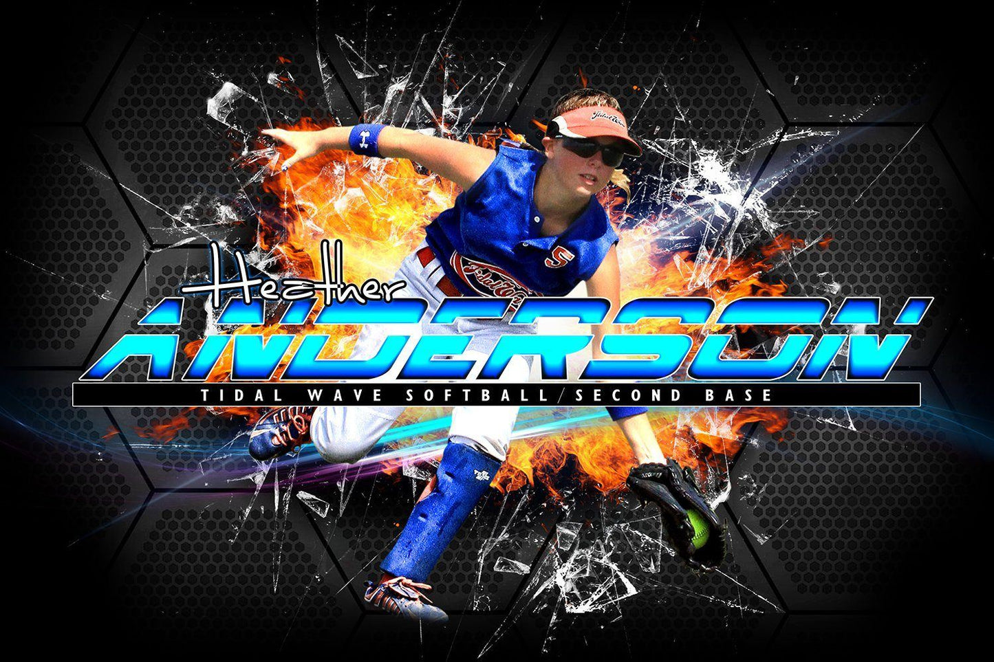 Grid Fire v.6 - Action Extraction Poster/Banner-Photoshop Template - Photo Solutions