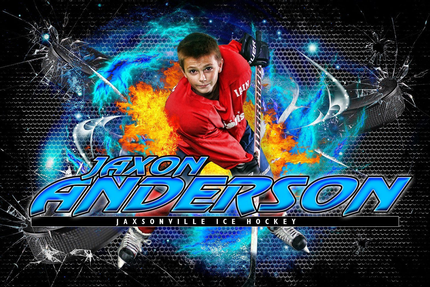 Ice v.6 - Action Extraction Poster/Banner-Photoshop Template - Photo Solutions
