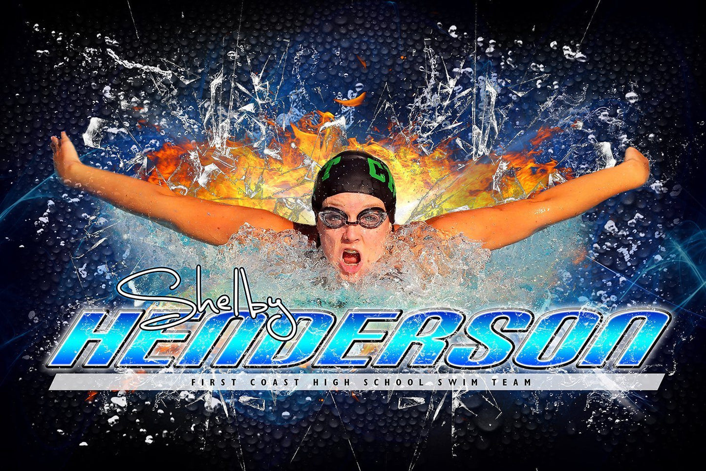 Swim v.6 - Action Extraction Poster/Banner-Photoshop Template - Photo Solutions