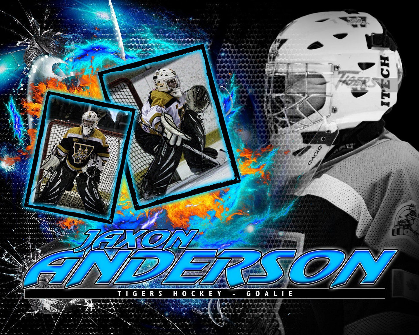 Ice v.6 - Action Drop In Poster/Banner-Photoshop Template - Photo Solutions