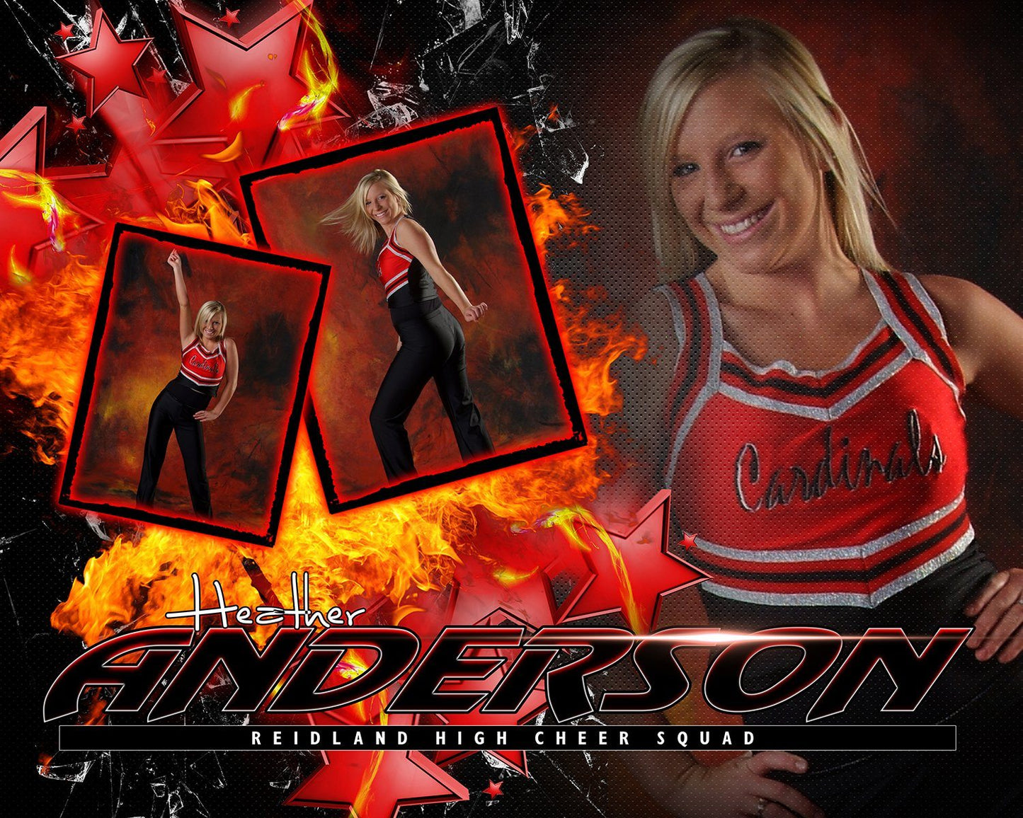 Stars v.6 - Action Drop In Poster/Banner-Photoshop Template - Photo Solutions