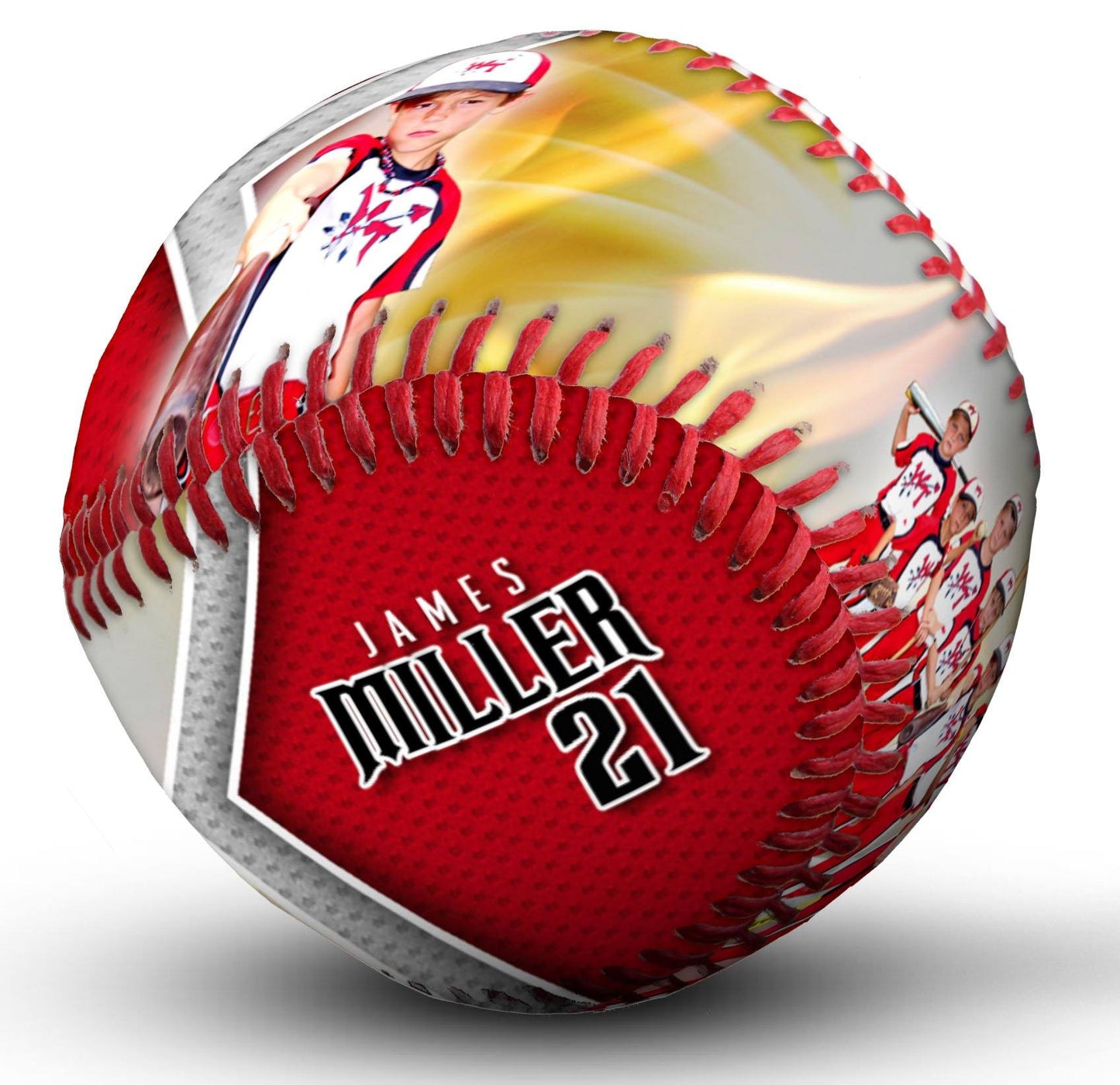 Burn - V.1 - Baseball - Make-A-Ball Photoshop Template-Photoshop Template - PSMGraphix