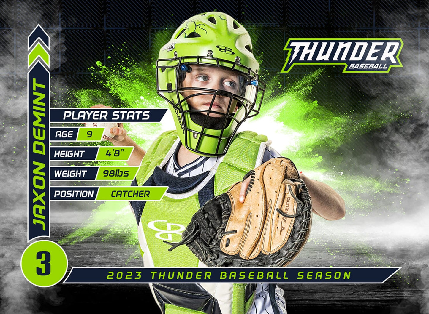 Carbon - Phoenix Series - Trading Card Template-Photoshop Template - PSMGraphix