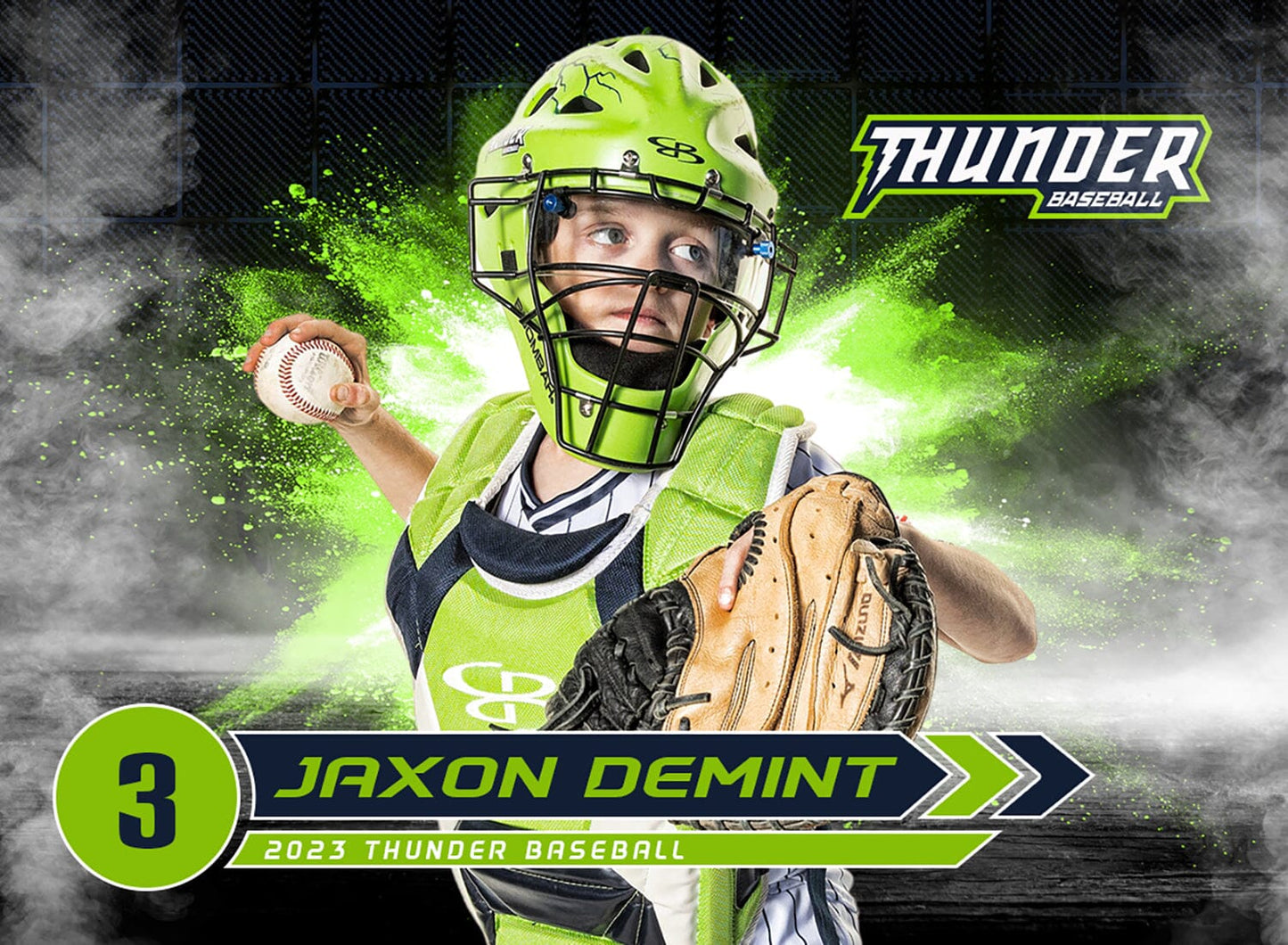 Carbon - Phoenix Series - Trading Card Template-Photoshop Template - PSMGraphix