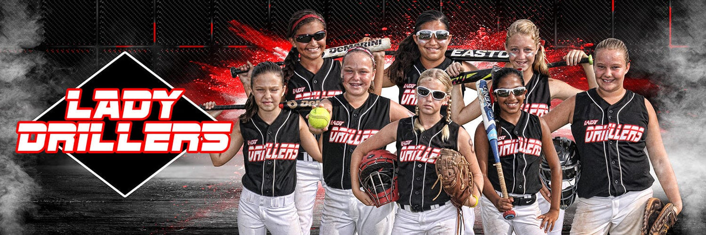 Carbon - Phoenix Series - Team Panoramic-Photoshop Template - PSMGraphix