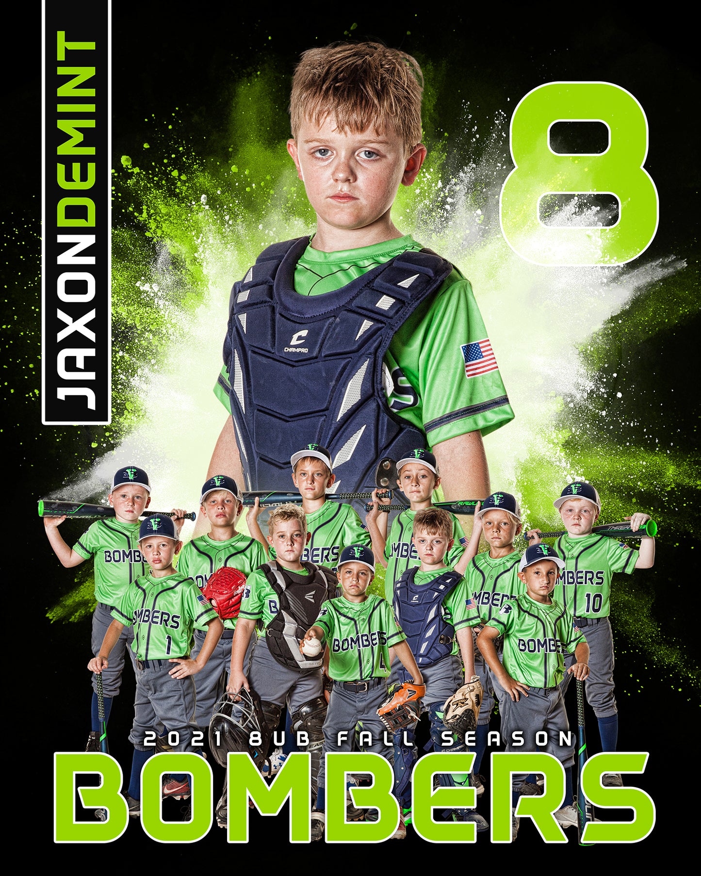 Explosion - Cinema Series - T&I Poster/Banner V-Photoshop Template - PSMGraphix