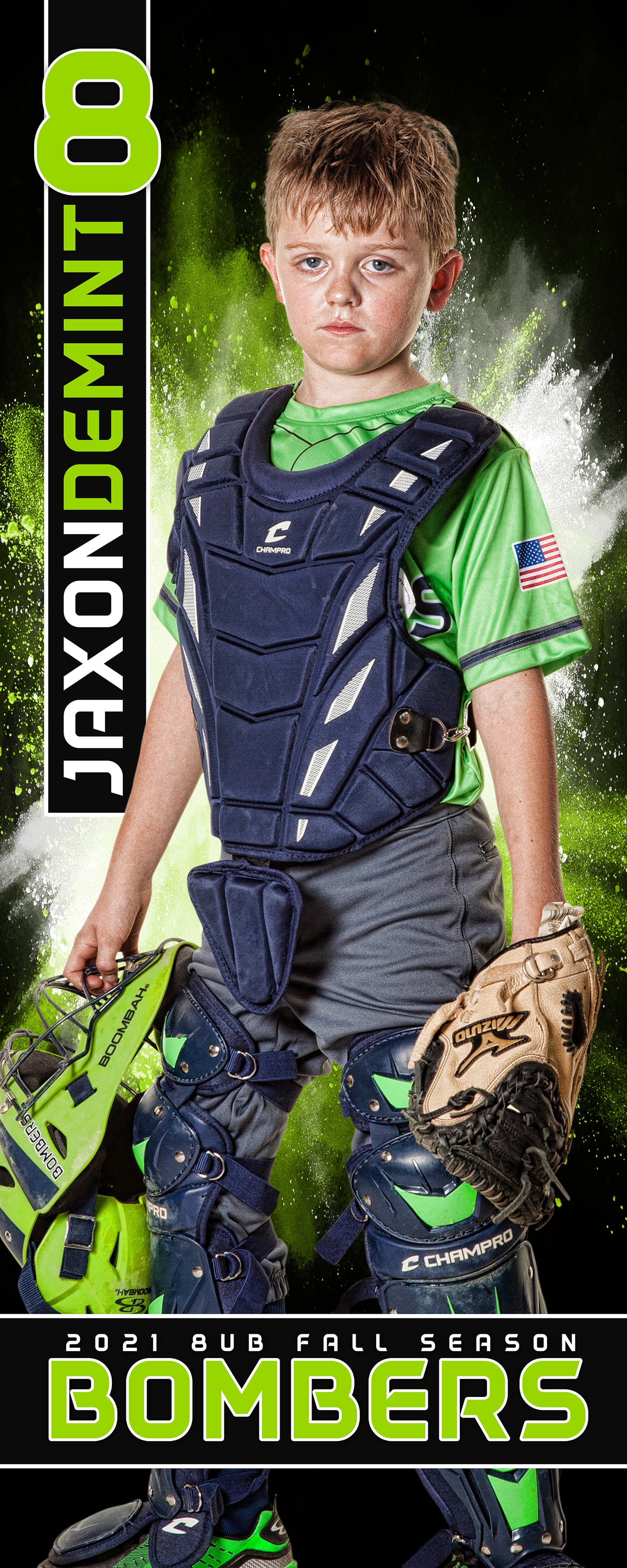 Explosion - Cinema Series - Player Wall/Locker Banner & Poster Template-Photoshop Template - PSMGraphix