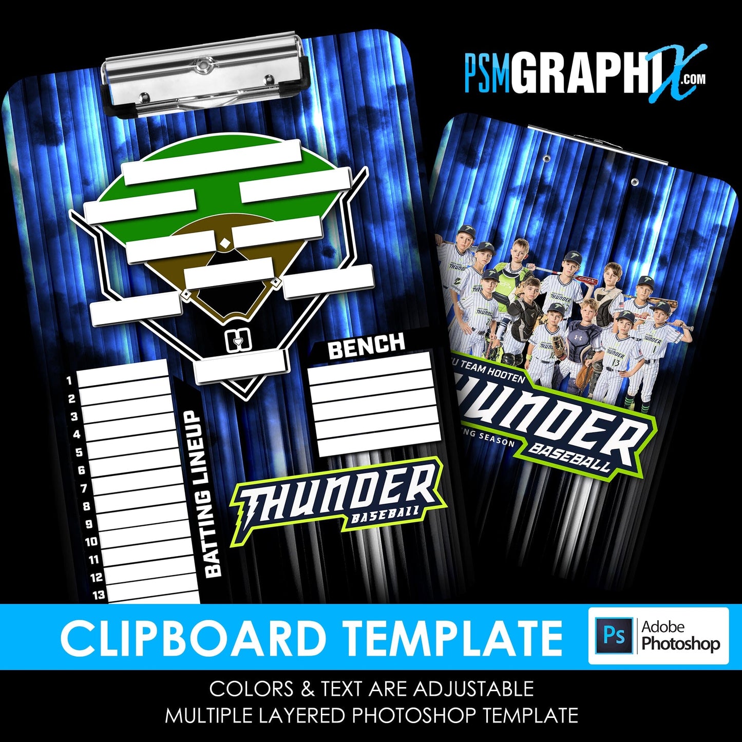 Cinema Series - Fire Sky Clipboard - Photoshop Template-Photoshop Template - PSMGraphix