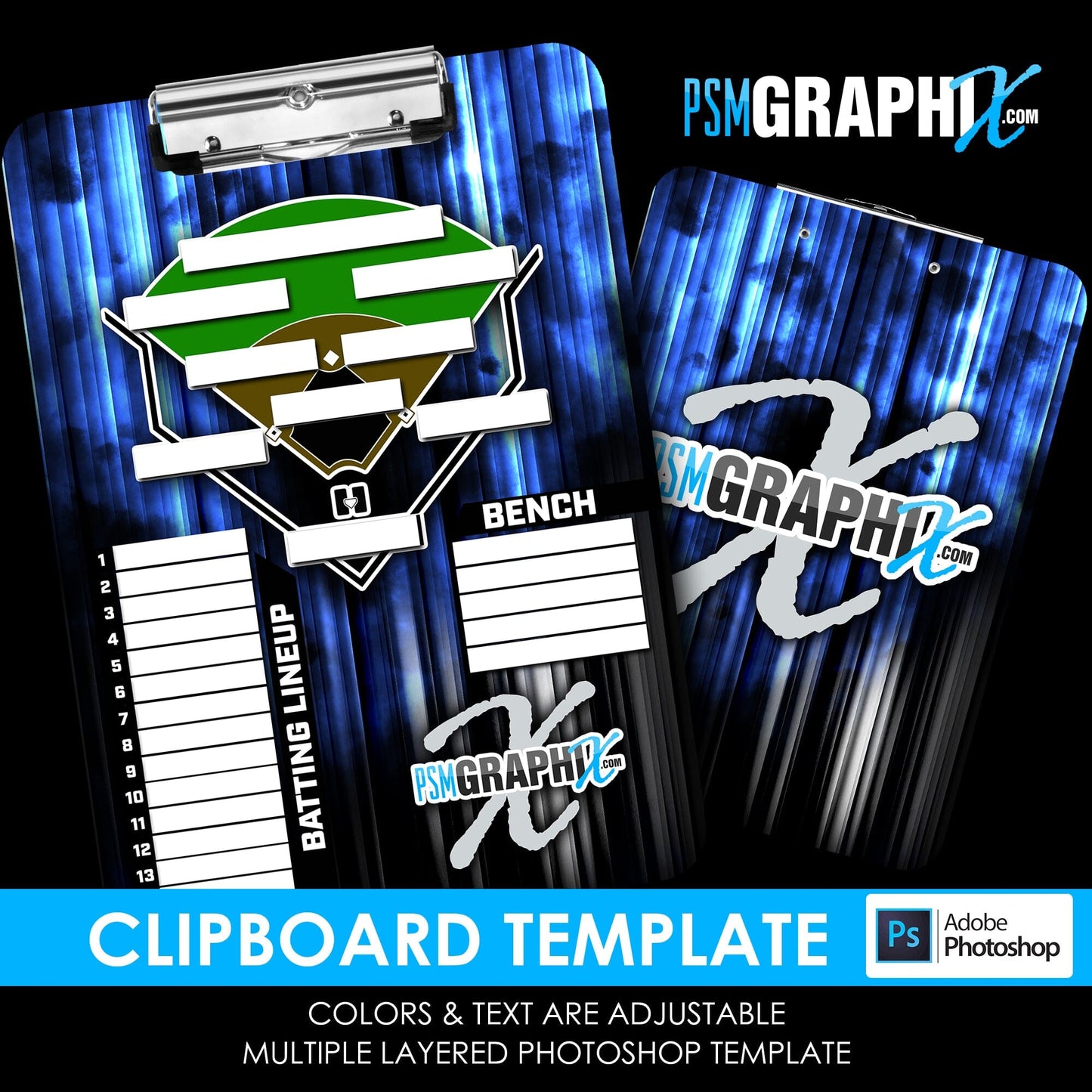 Cinema Series - Fire Sky Clipboard - Photoshop Template-Photoshop Template - PSMGraphix
