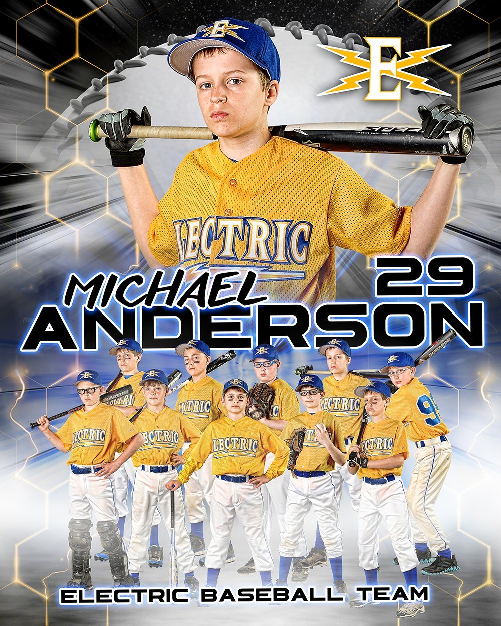 Our House - Baseball - FULL Collection - Cinema Series - Game Time Collection-Photoshop Template - PSMGraphix
