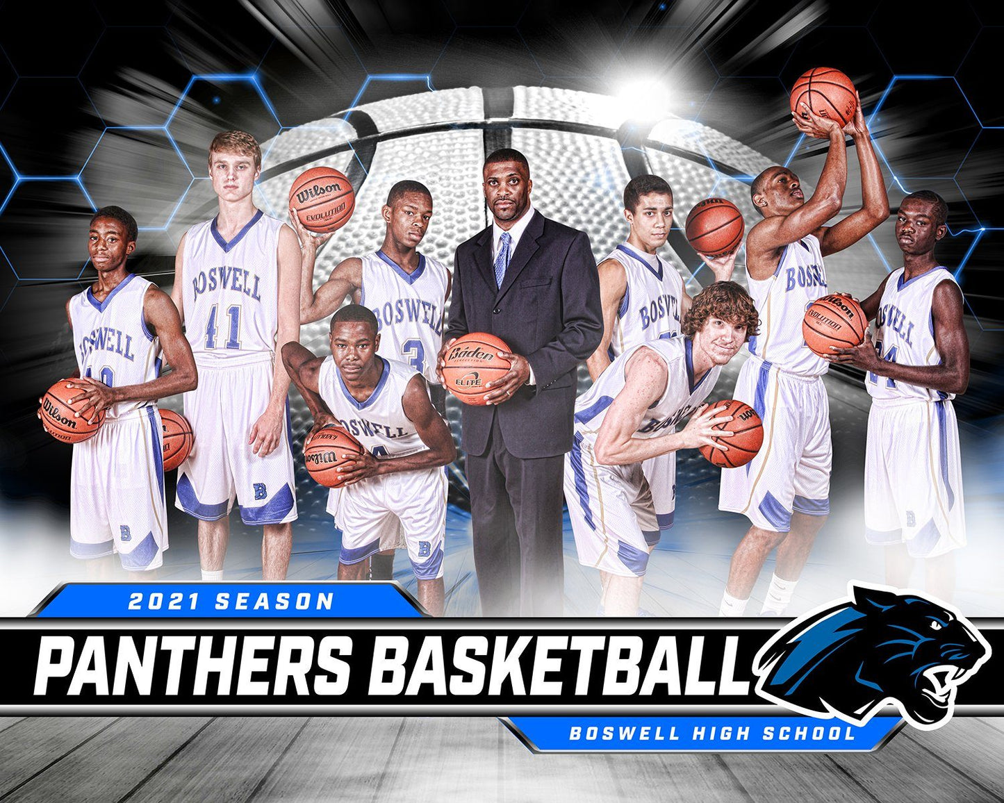 Our House - Basketball - Cinema Series "Game Time Edition" - Team Poster/Banner-Photoshop Template - PSMGraphix