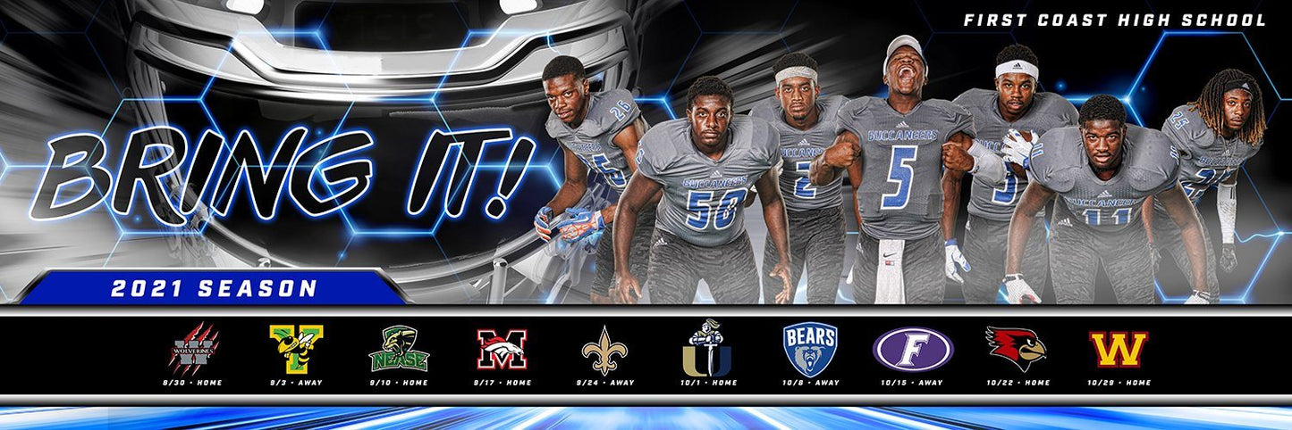 Our House - Cinema Series "Game Time Edition" - Team Panoramic-Photoshop Template - PSMGraphix