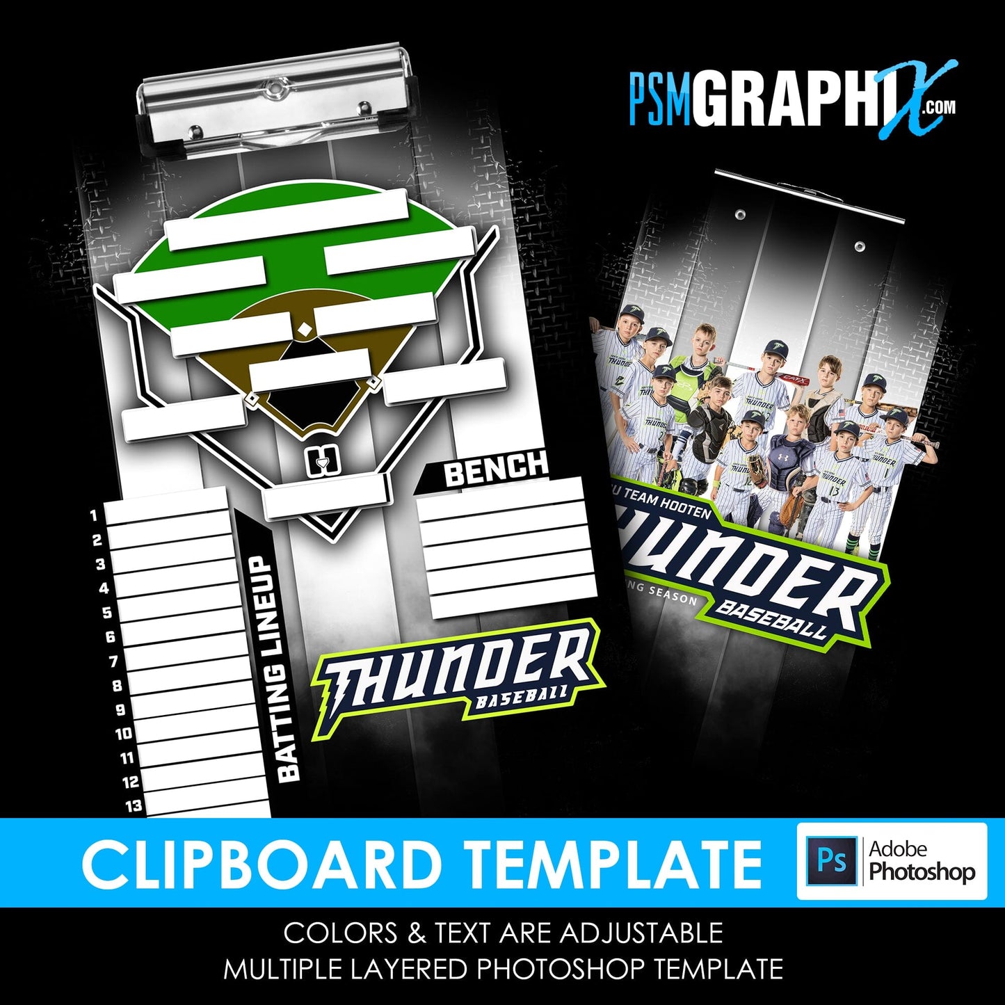Cinema Series - Glass Shift Clipboard - Photoshop Template-Photoshop Template - PSMGraphix