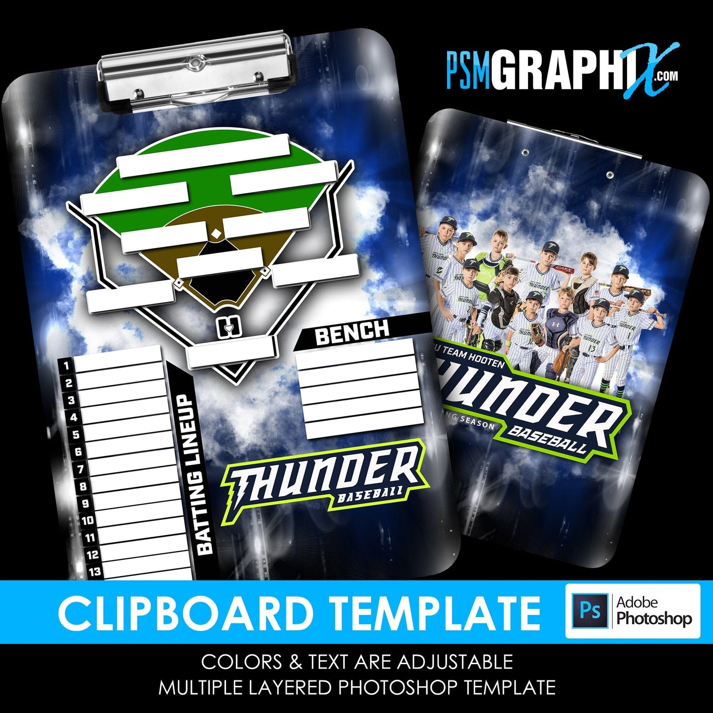 Cinema Series - Lights Out Clipboard - Photoshop Template-Photoshop Template - PSMGraphix