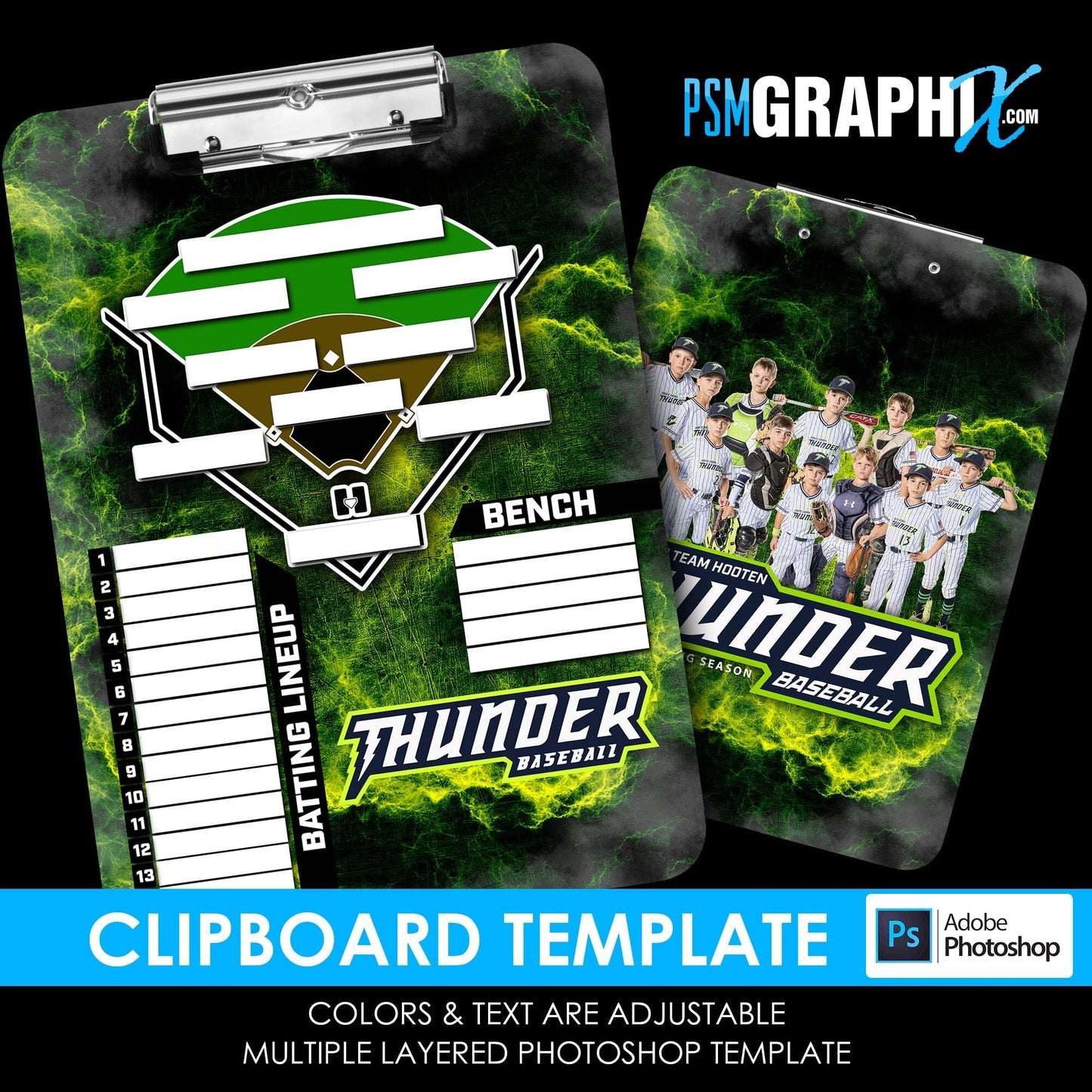 Cinema Series - Perfect Storm Clipboard - Photoshop Template-Photoshop Template - PSMGraphix