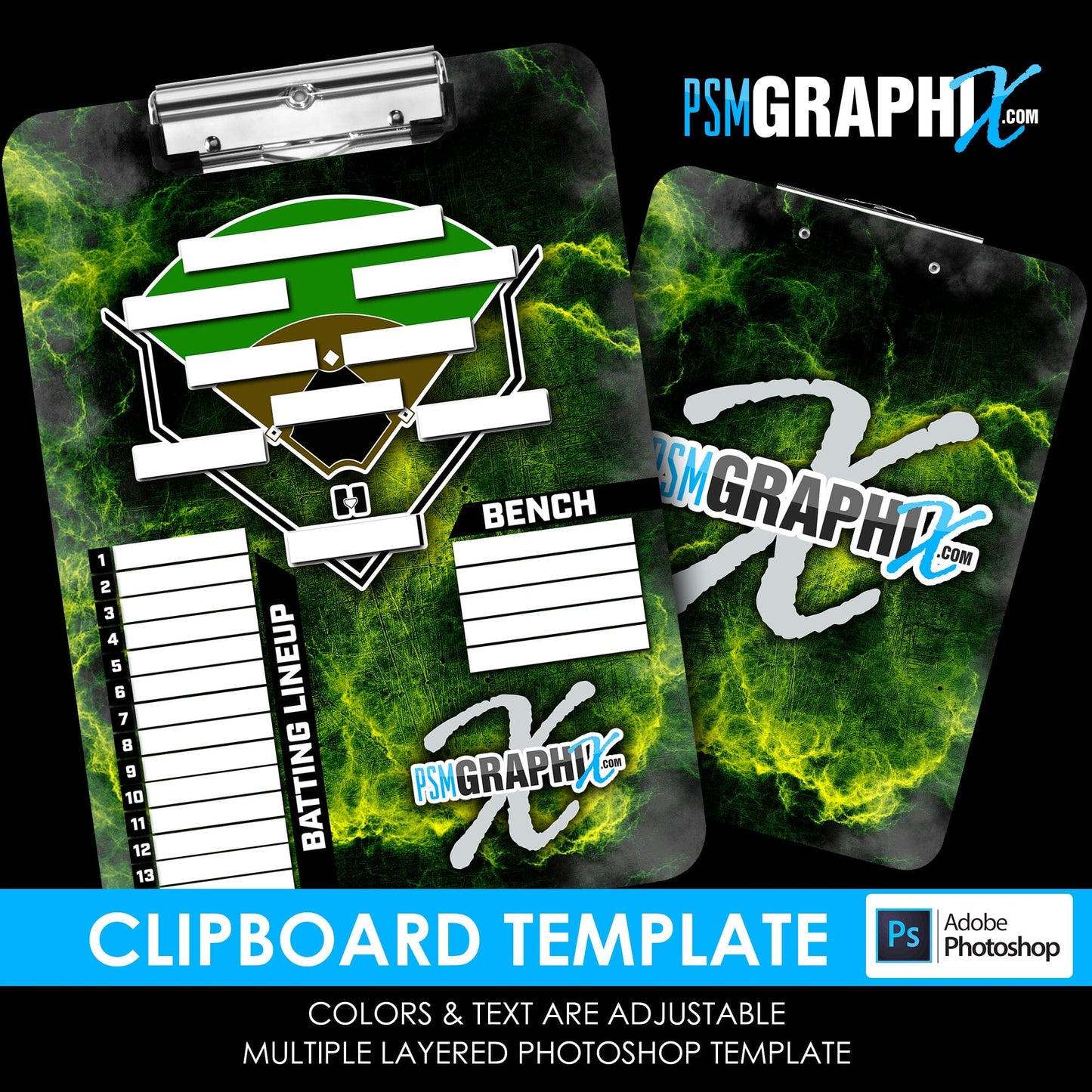 Cinema Series - Perfect Storm Clipboard - Photoshop Template-Photoshop Template - PSMGraphix