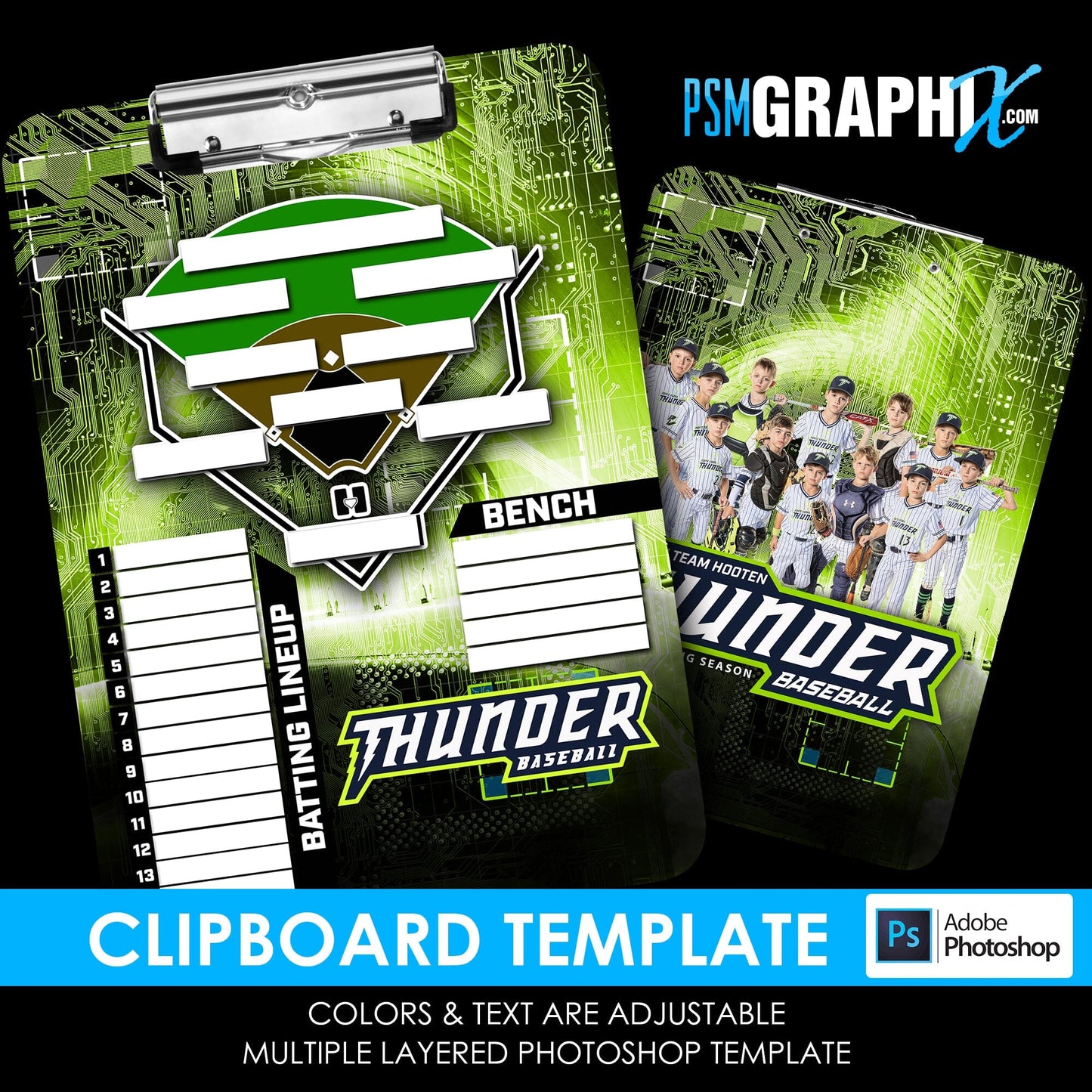 Cinema Series - Player Of Focus Clipboard - Photoshop Template-Photoshop Template - PSMGraphix