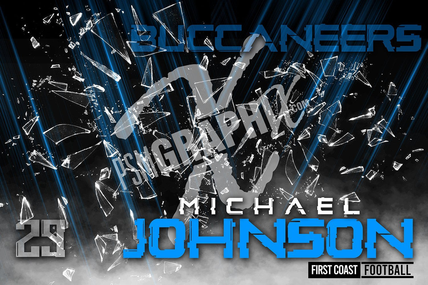 Unbreakable - Cinema Series - T&I Poster/Banner Horizontal-Photoshop Template - PSMGraphix