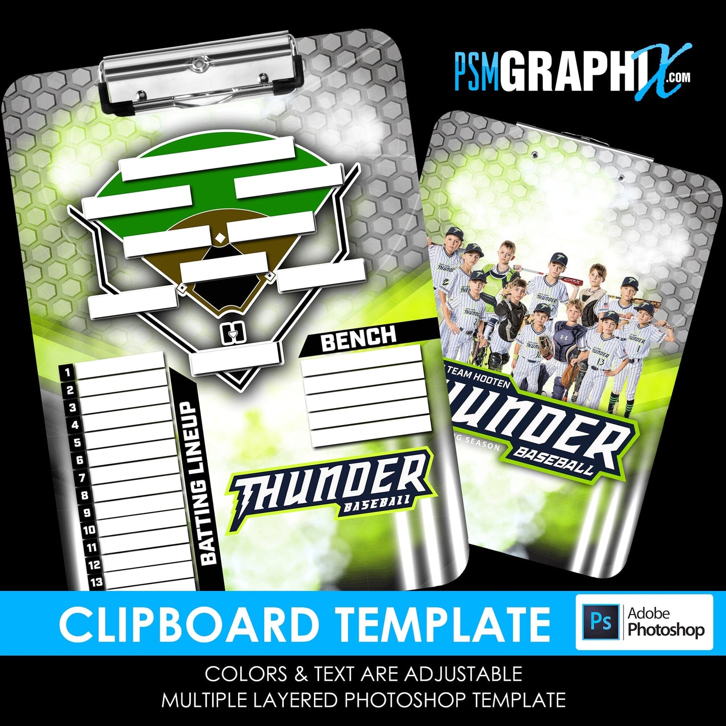 Cinema Series - Vapor Clipboard - Photoshop Template-Photoshop Template - PSMGraphix