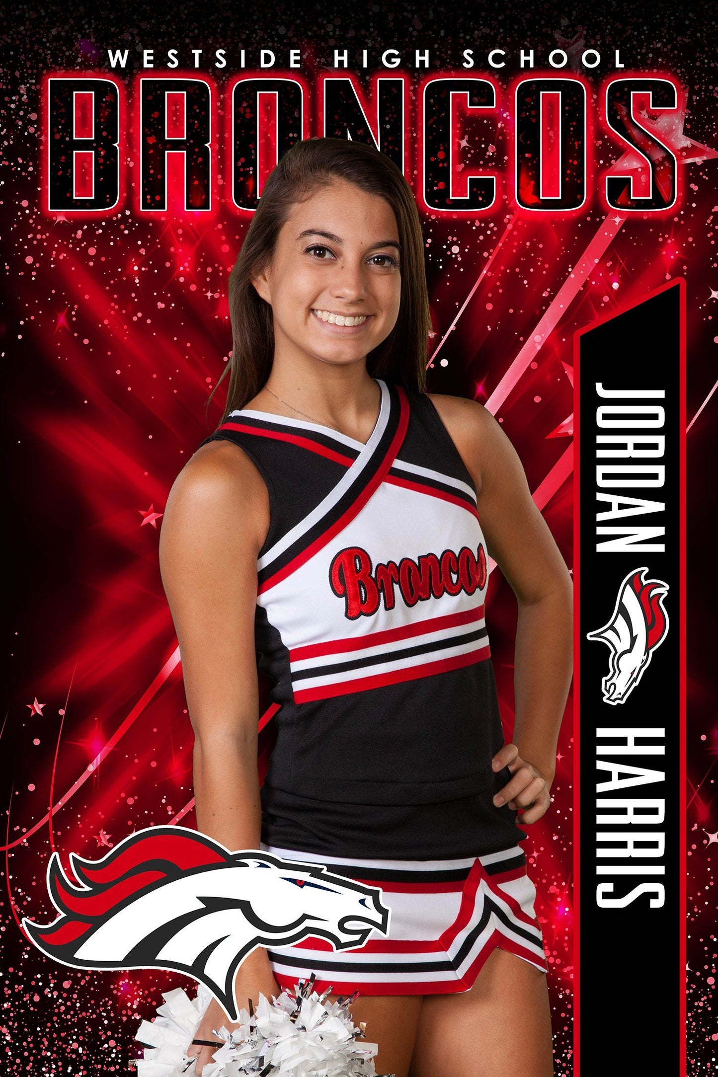 01 - Full Set - X-Factor - Cheerleading Collection-Photoshop Template - PSMGraphix