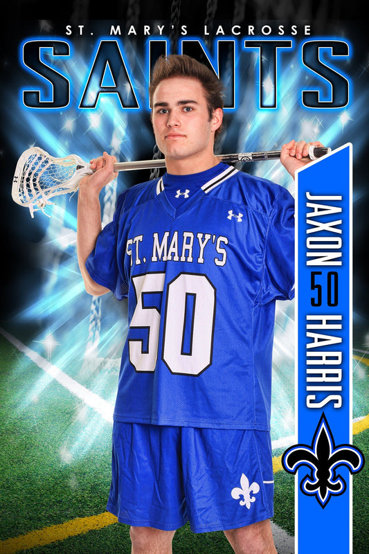 X Factor Lacrosse - Cinema Series - Poster/Banner Template-Photoshop Template - PSMGraphix