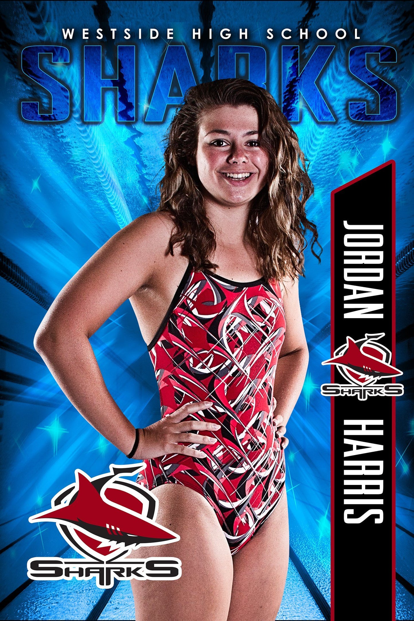 X Factor Swimming - Cinema Series - Poster/Banner Template-Photoshop Template - PSMGraphix