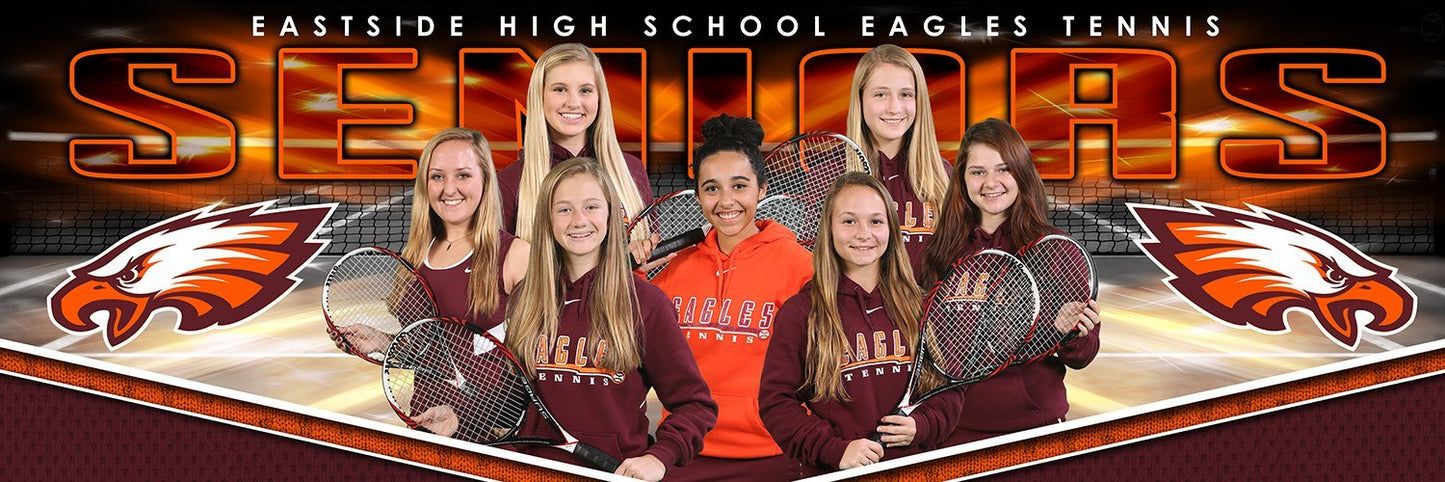 X Factor Tennis - Cinema Series - Team Panoramic-Photoshop Template - PSMGraphix