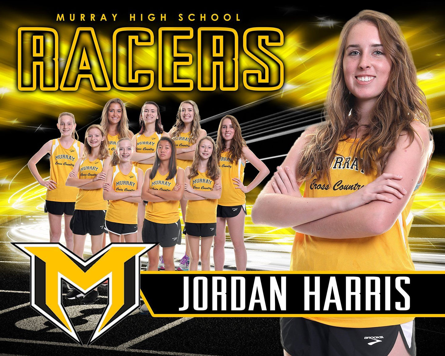 X Factor Track & Field - Cinema Series - T&I Poster/Banner H-Photoshop Template - PSMGraphix
