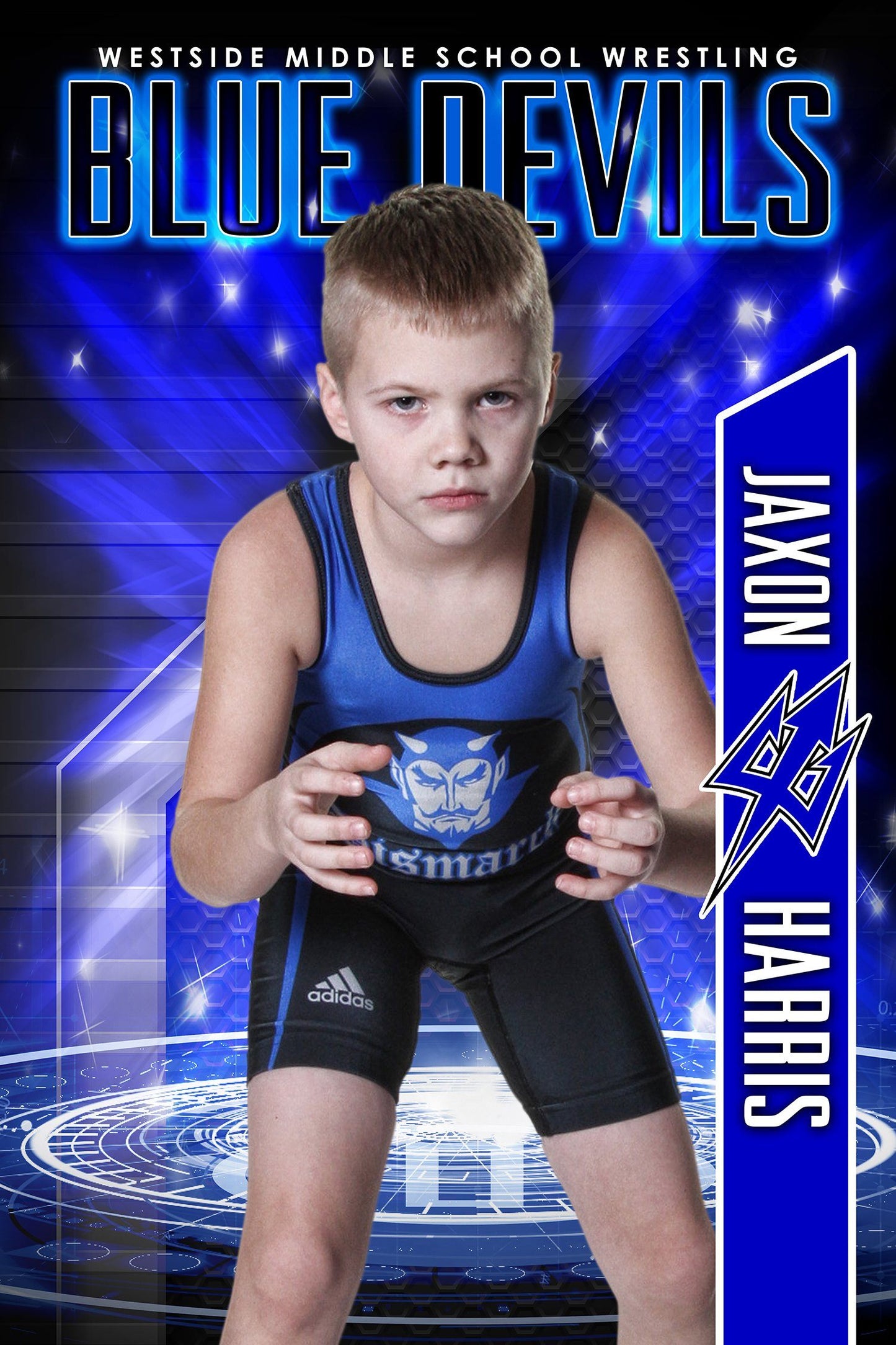 X Factor Wrestling - Cinema Series - Poster/Banner Template-Photoshop Template - PSMGraphix