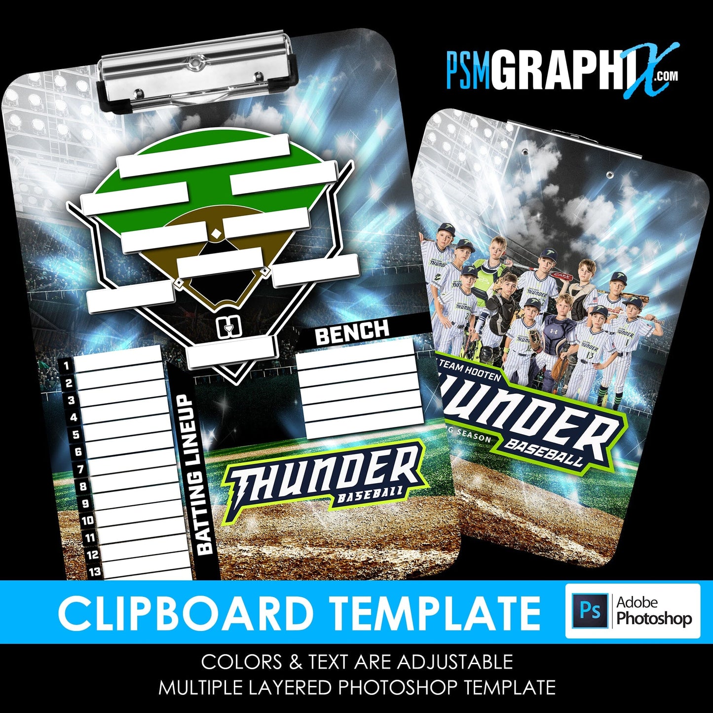 Cinema Series - X-Factor Clipboard - Photoshop Template-Photoshop Template - PSMGraphix
