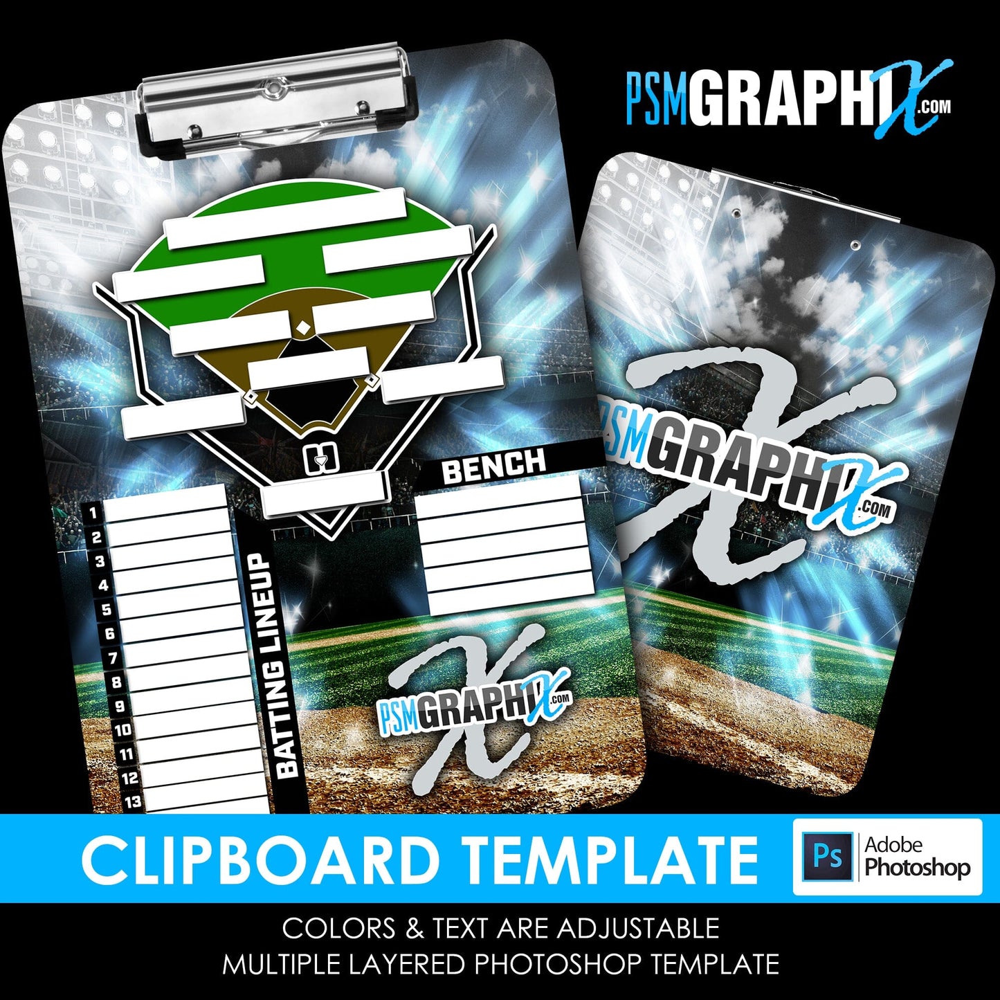 Cinema Series - X-Factor Clipboard - Photoshop Template-Photoshop Template - PSMGraphix