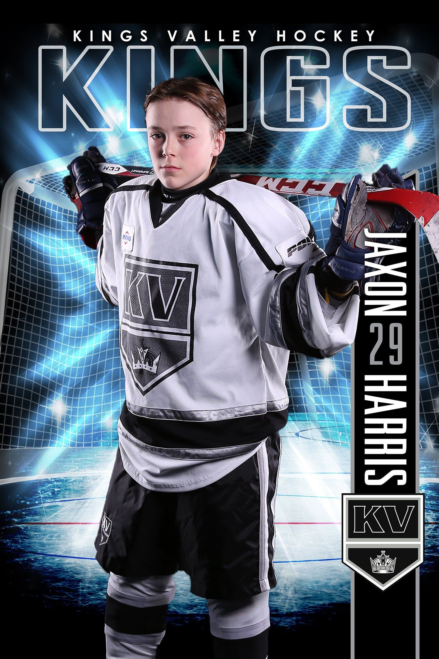 X Factor Ice Hockey - Cinema Series - Poster/Banner Template-Photoshop Template - PSMGraphix