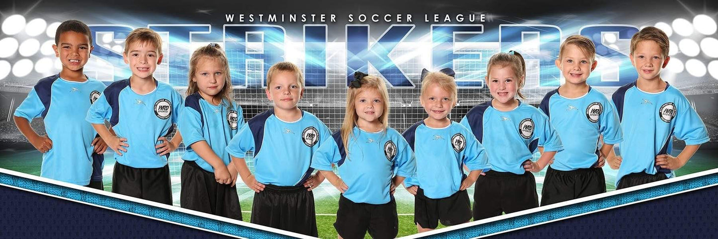 X Factor Soccer - Cinema Series - Team Panoramic-Photoshop Template - PSMGraphix