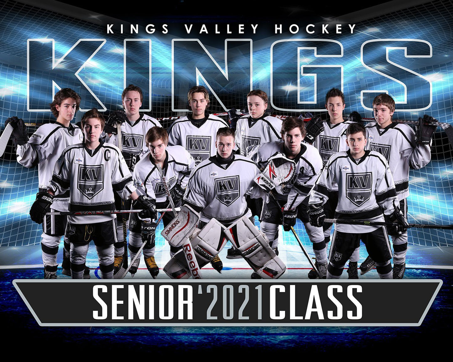 X Factor Ice Hockey - Cinema Series - Team Poster/Banner-Photoshop Template - PSMGraphix