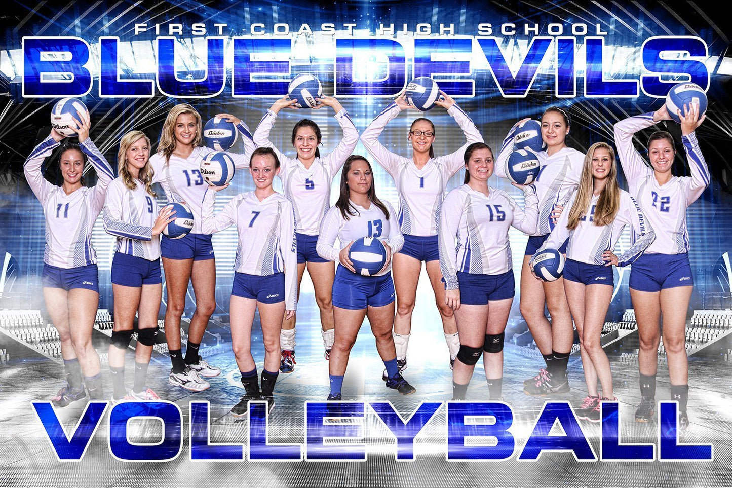 Court Surge - Cinema Series - Team Poster/Banner-Photoshop Template - Photo Solutions