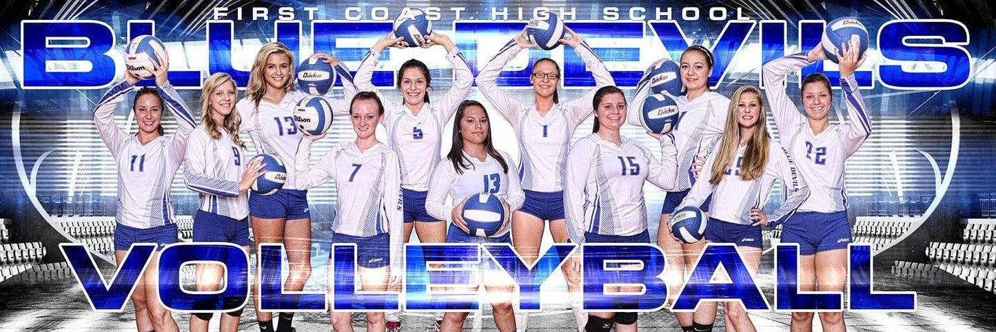 Court Surge - Cinema Series - Team Panoramic-Photoshop Template - Photo Solutions