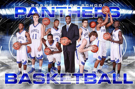 Court Surge - Cinema Series - Team Poster/Banner-Photoshop Template - Photo Solutions