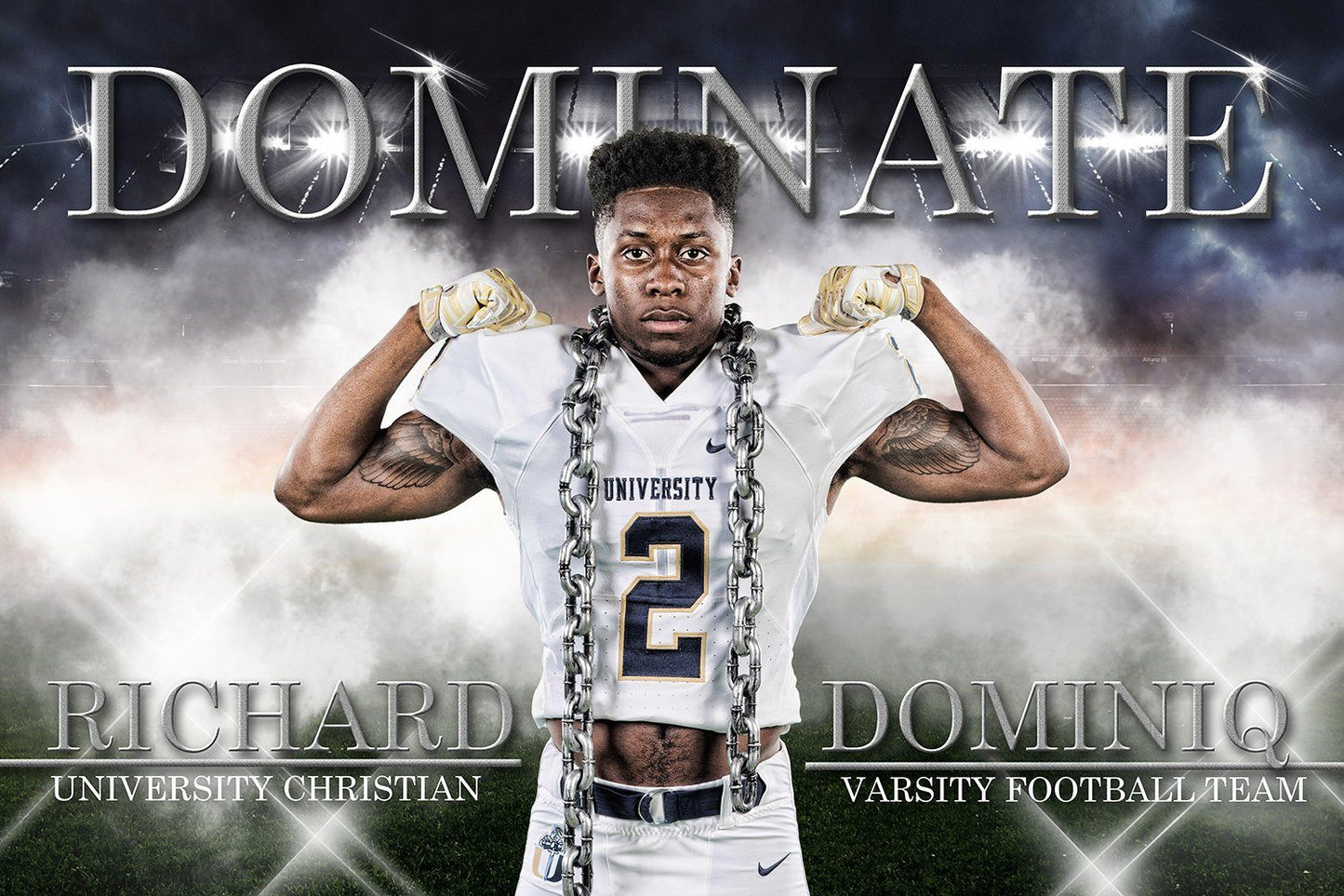Dominate - Cinema Series - Player Banner & Poster Template H-Photoshop Template - Photo Solutions