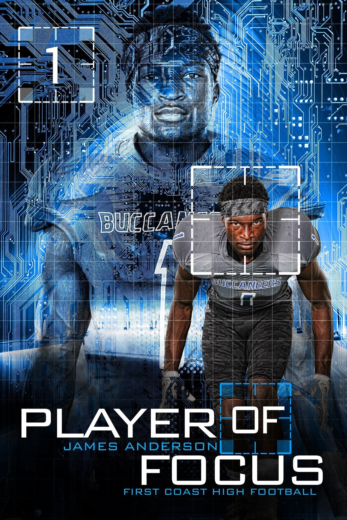 Player Of Focus - Cinema Series - Player Banner & Poster Template-Photoshop Template - Photo Solutions