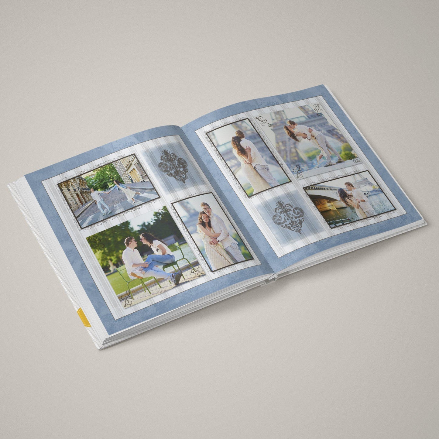Culture Chic - French Boutique - 12x24 - Album Spreads-Photoshop Template - Graphic Authority