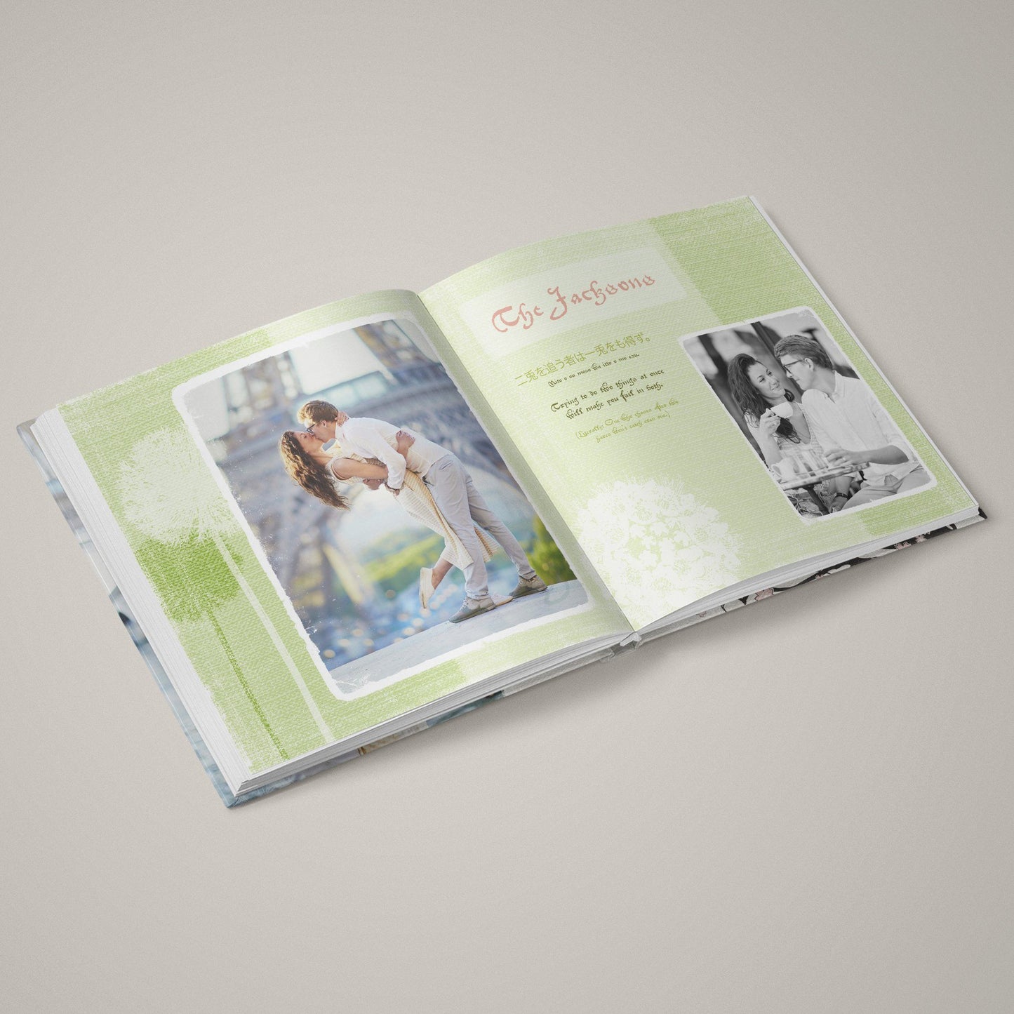 Culture Chic - Japanese Garden - 12x24 - Album Spreads-Photoshop Template - Graphic Authority