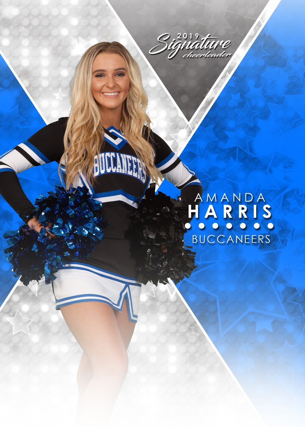 Signature Player - Cheer - V2 - T&I Extraction Collection-Photoshop Template - Photo Solutions