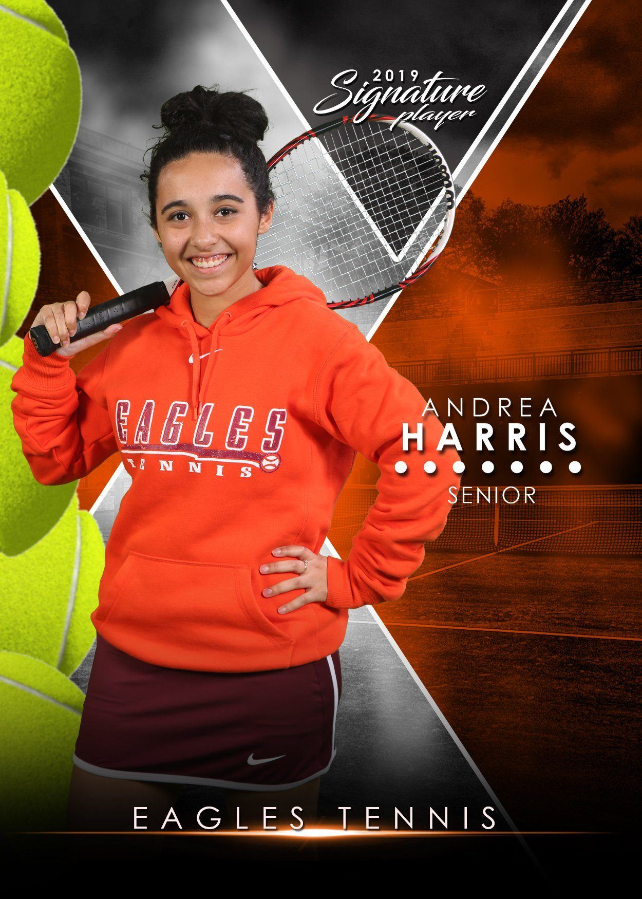 Signature Player - Tennis - V2 - T&I Extraction Collection-Photoshop Template - Photo Solutions