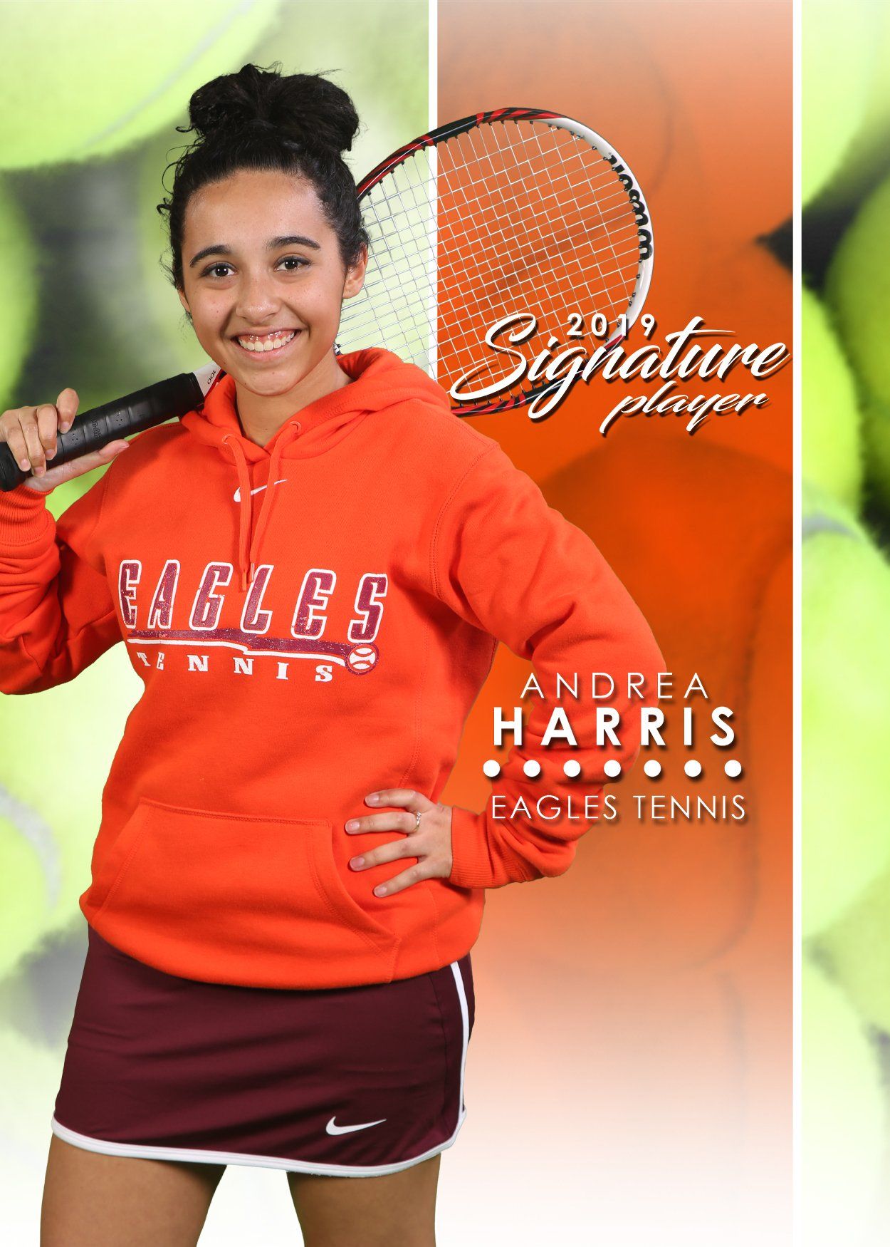 Signature Player - Tennis - V1 - T&I Extraction Collection-Photoshop Template - Photo Solutions