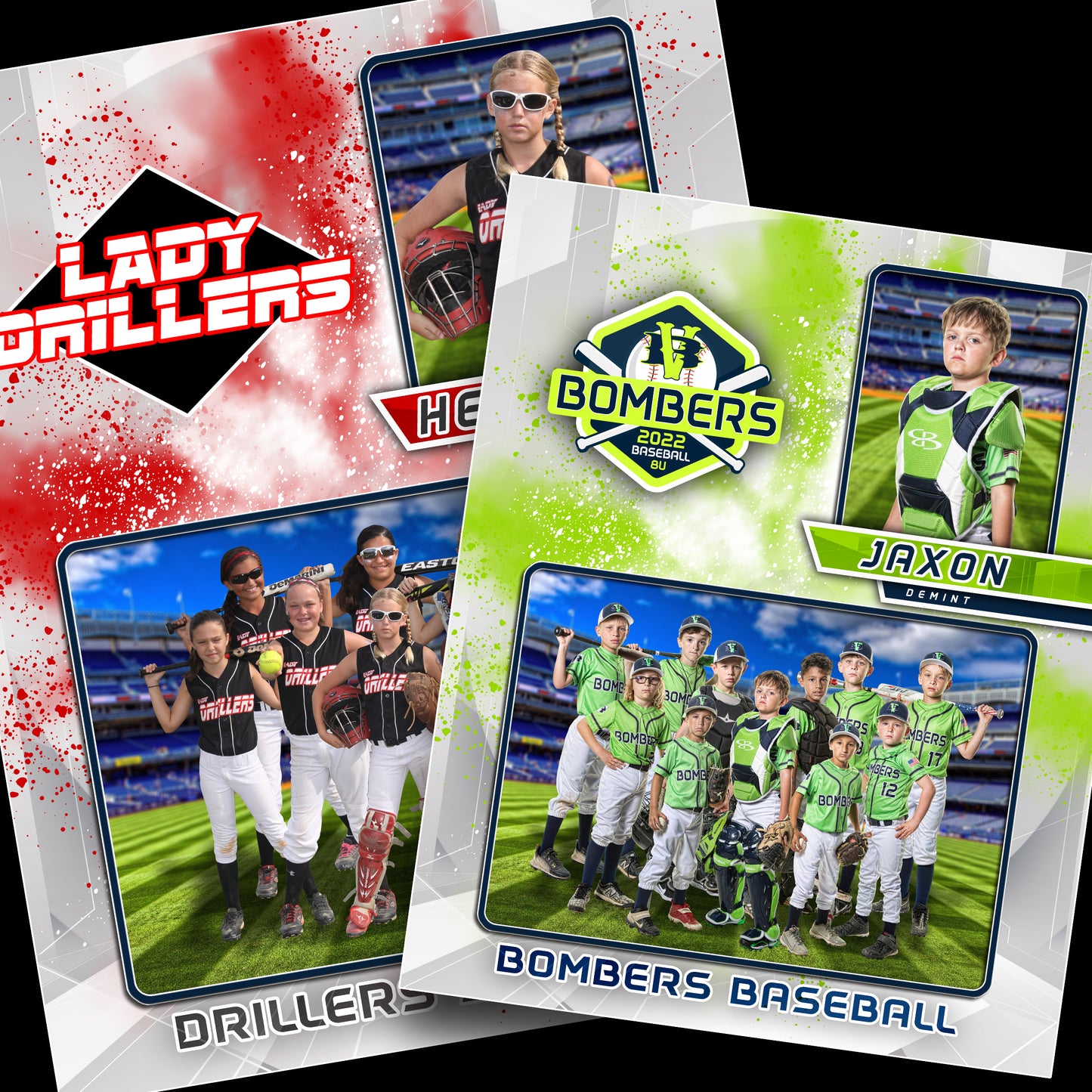 Tech Blast - Cinema Series - Drop In Memory Mate Vertical Template-Photoshop Template - PSMGraphix