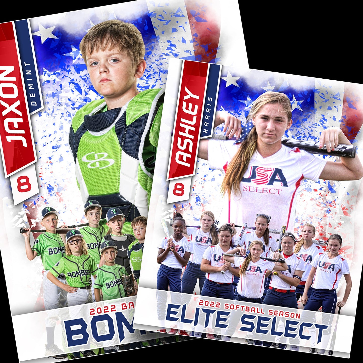 Patriot - Cinema Series - T&I Poster/Banner Vertical-Photoshop Template - PSMGraphix