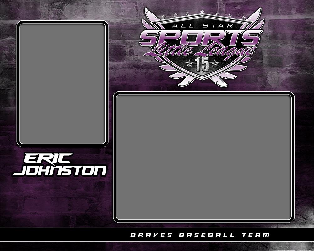 Brick Wall v.5 - Memory Mate - H-Photoshop Template - Photo Solutions